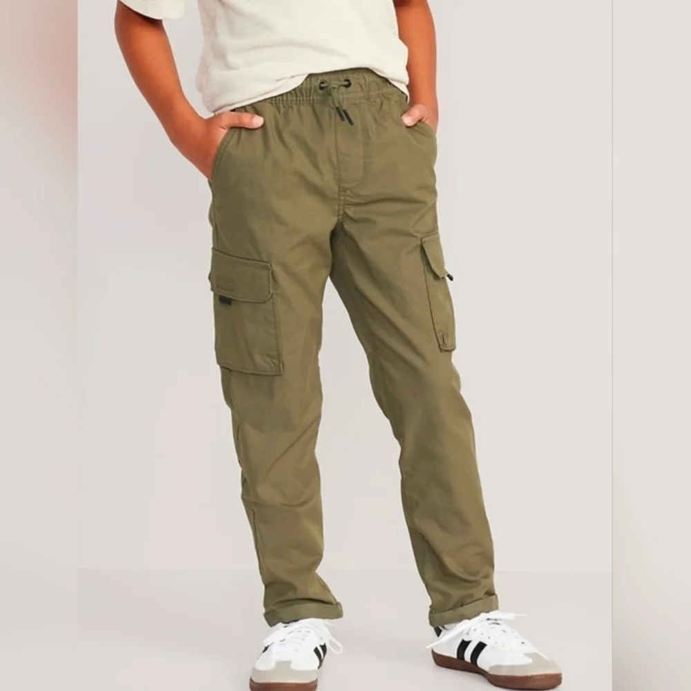 Old Navy Kids Olive Cargo Joggers